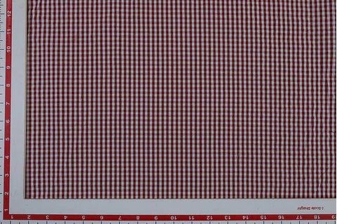 Cuadrillé Gingham Seersucker Rojo y Blanco 