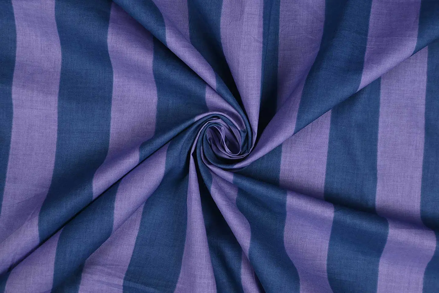 Algodón Cambric de Rayas Moradas y Azules 1
