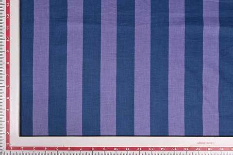 Algodón Cambric de Rayas Moradas y Azules