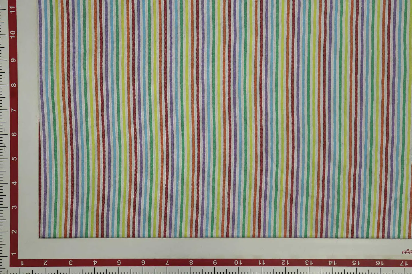Algodón Seersucker de Rayas Multicolor  2