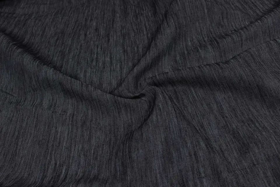 Denim Slub Azul — Mezcla de Algodón y Poliéster 1