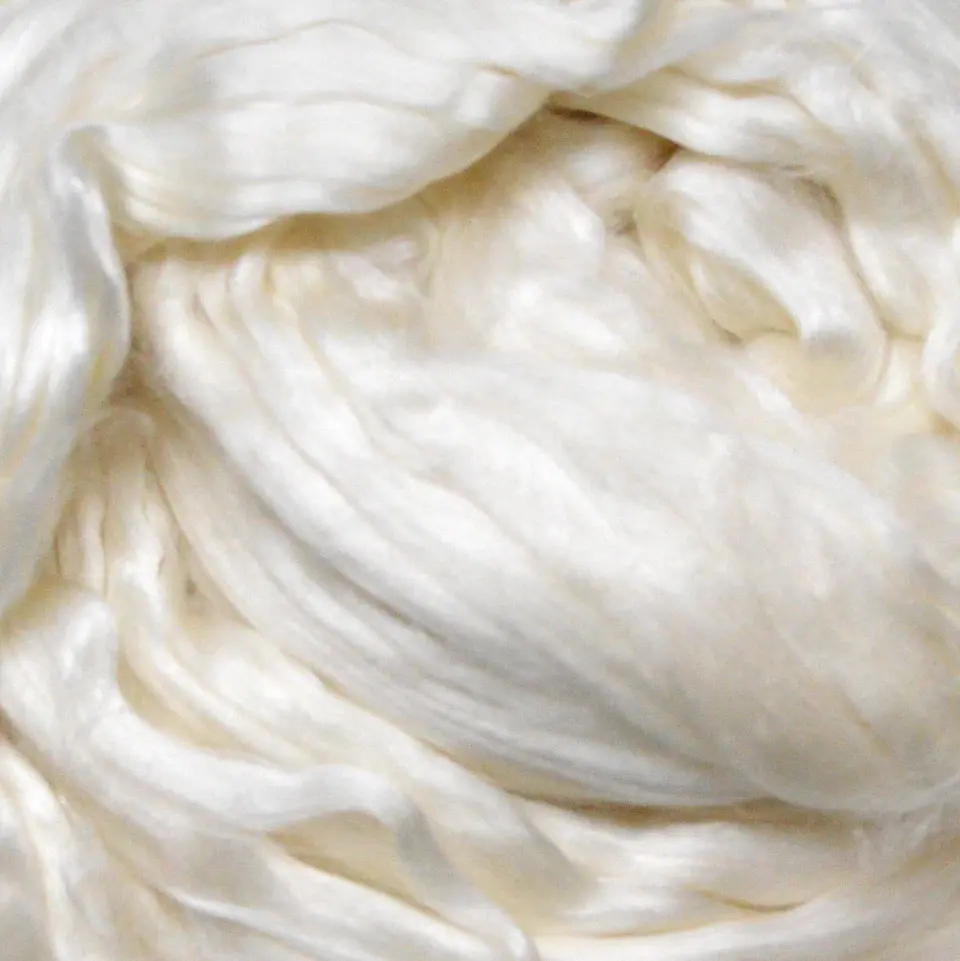 Fibra de Seda Mulberry Natural 1