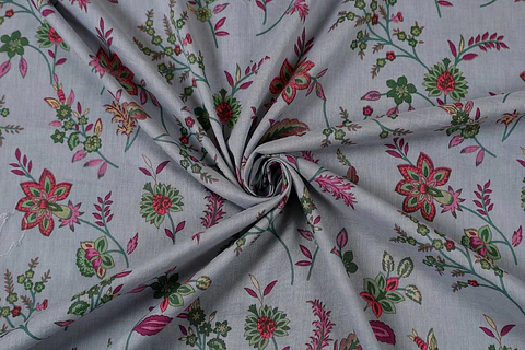 Algodón Mulmul Estampado Multicolor