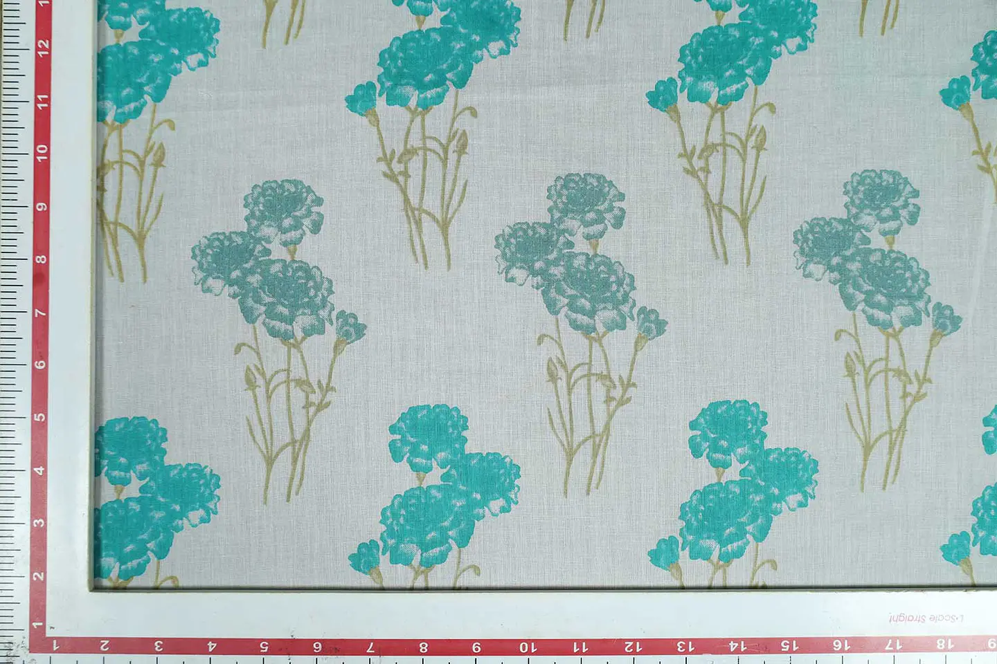 Algodón Voile Estampado Blanco 2