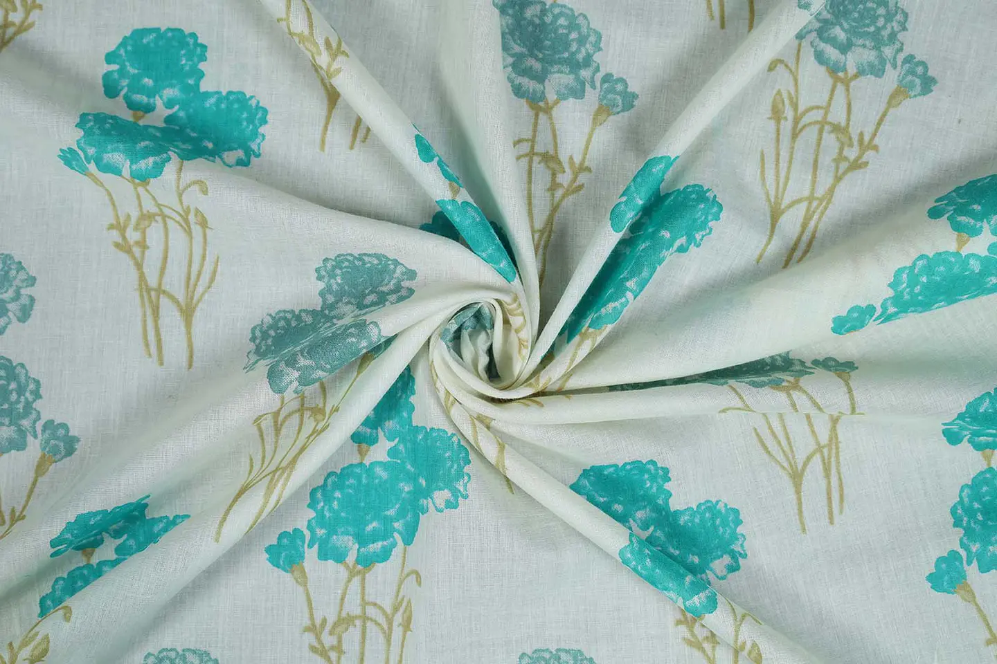 Algodón Voile Estampado Blanco 1