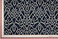 Algodón Voile Estampado Azul y Blanco - thumbnail 2