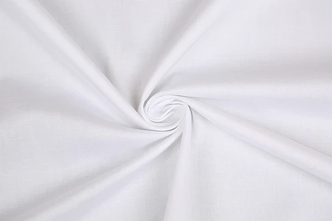 Tela de Algodón Popelina Lisa – Blanco