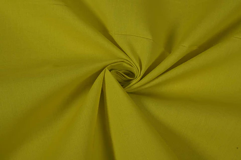 Tela de Algodón Cambric Liso – Verde Oliva Claro