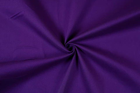 Tela de Algodón Cambric Liso – Morado