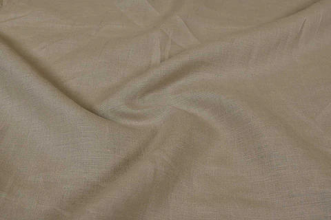 Tela de Lino 100% Natural Liso – Beige