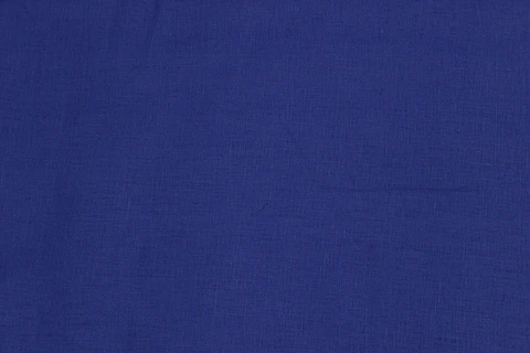 Tela de Lino 100% Natural Liso – Azul Rey