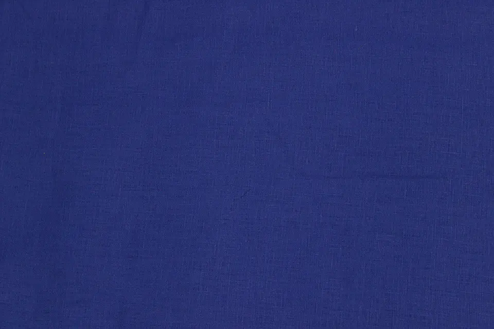 Tela de Lino 100% Natural Liso – Azul Rey 2