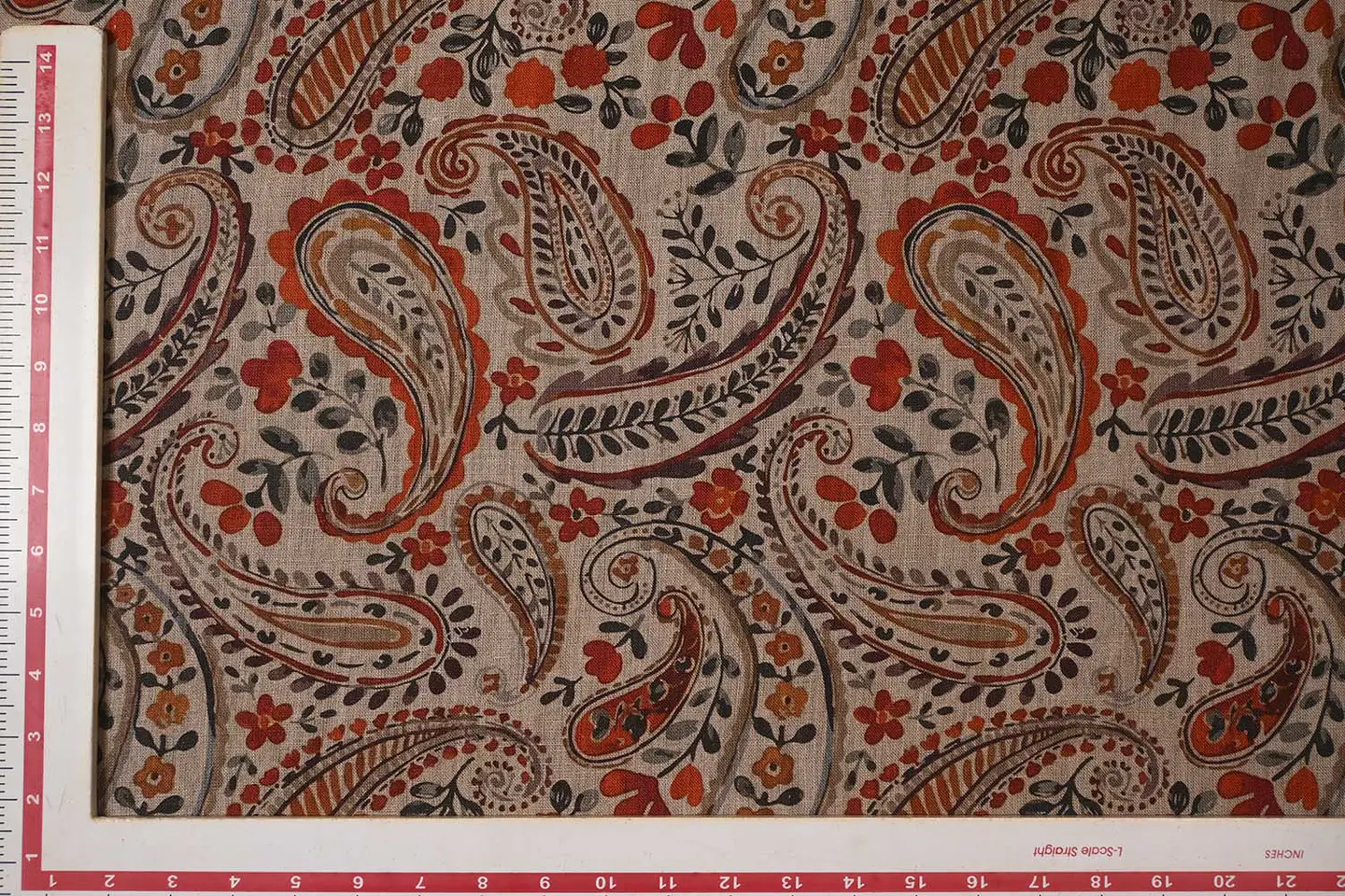Tela de Lino 100% Natural Estampado 40s – Kora 2