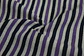 Tela de Lino 100% Natural Estampado – Blanco, Morado y Azul Marino - thumbnail 1