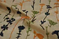 Tela de Lino 100% Natural Estampado – Multicolor Pastel - thumbnail 1