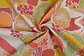 Tela de Lino 100% Natural Estampado – Mosaico de Colores - thumbnail 1