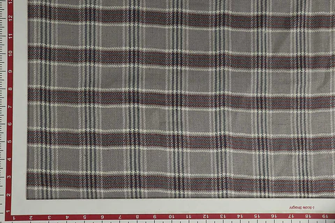 Tela de Lino 100% Natural a Cuadros – Multicolor Sastrero