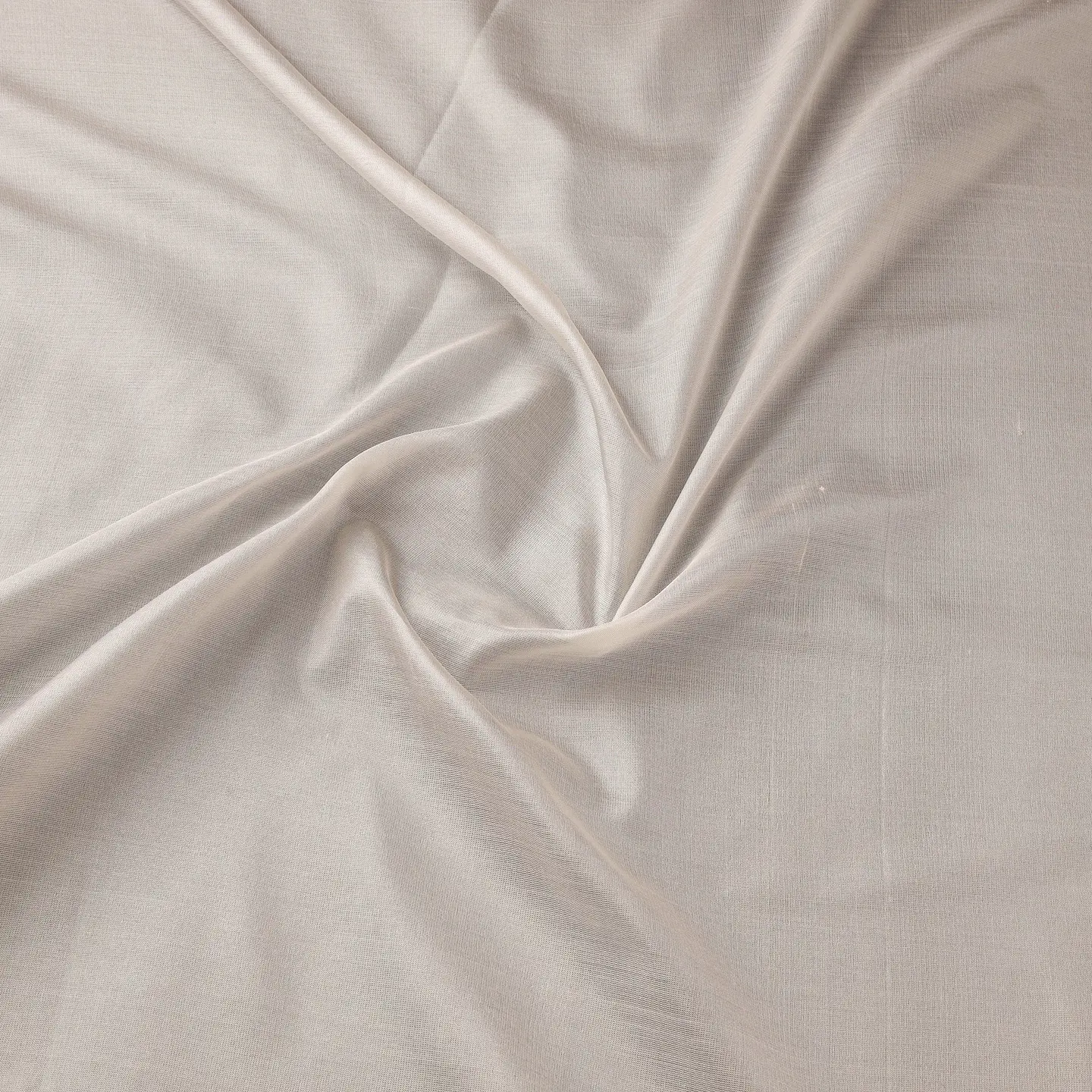 Tela de Seda 100% Natural Lisa – Blanco Perla 1