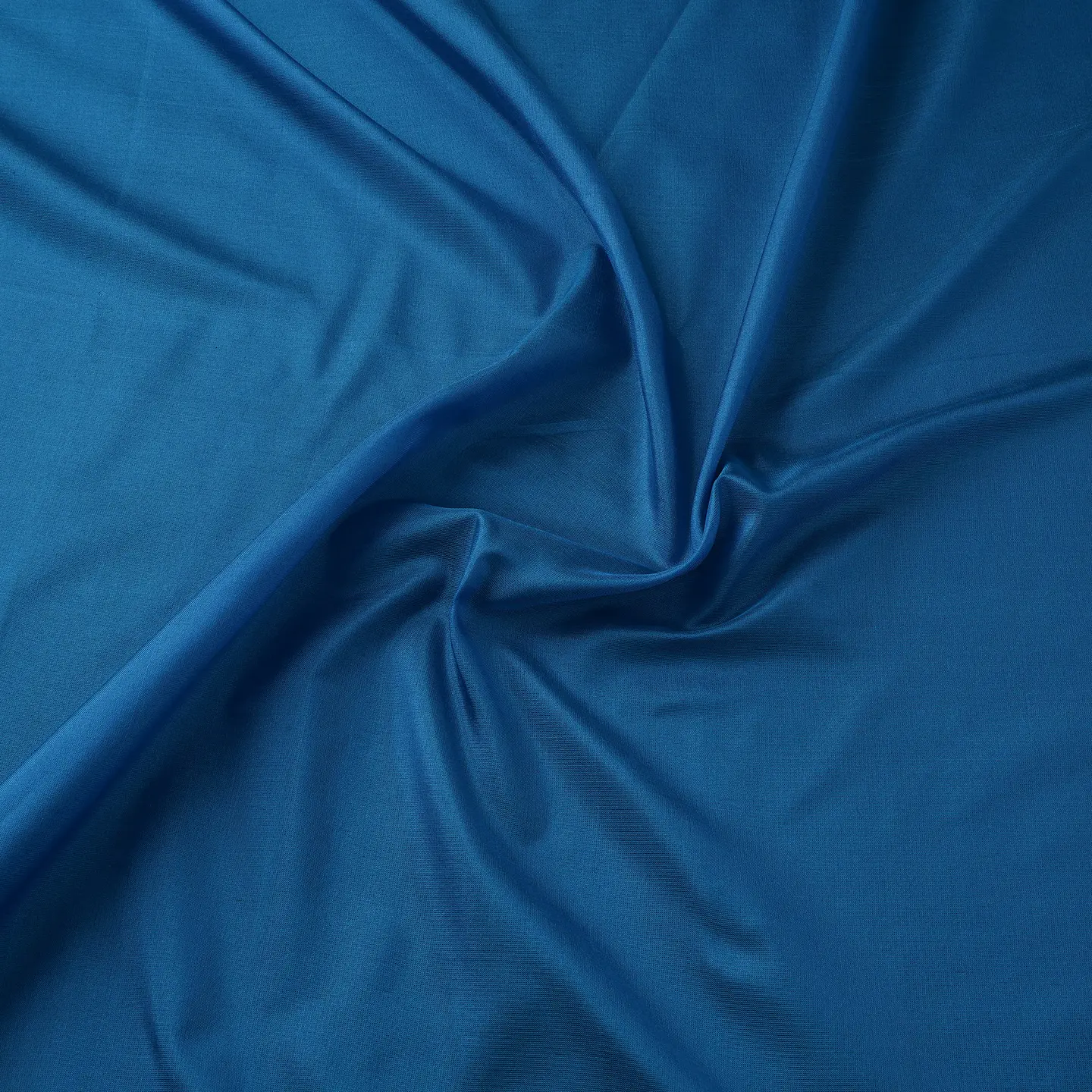 Tela de Seda 100% Natural Lisa – Azul Elegante 1