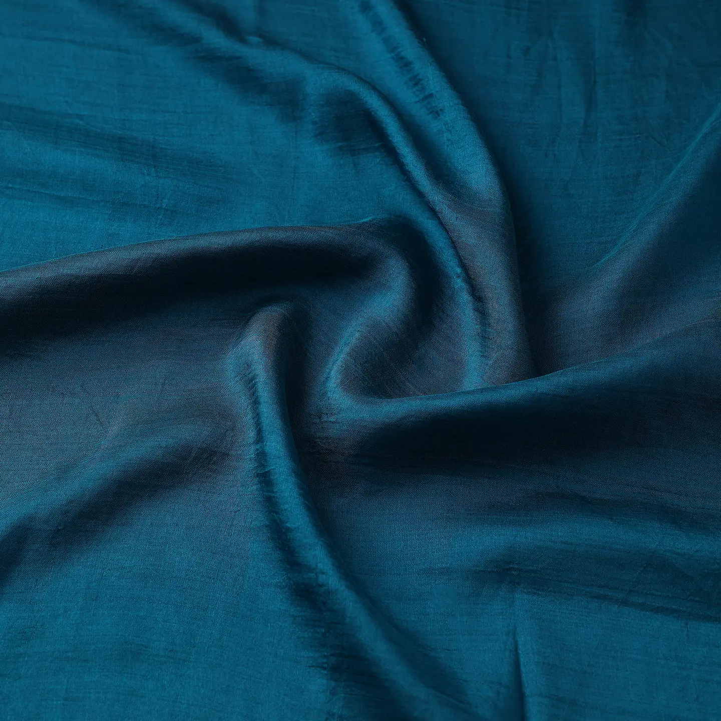 Tela de Seda de Morera 100% Natural Tejida a Mano – Azul Zafiro 1