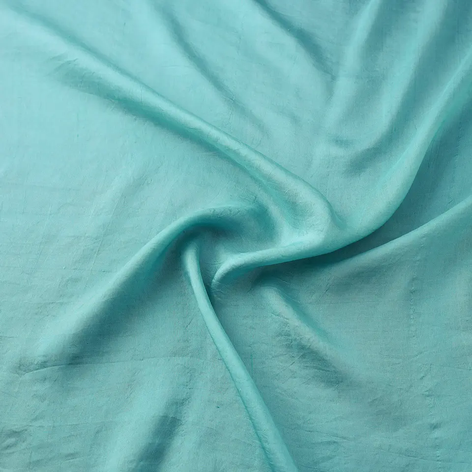 Tela de Seda de Morera 100% Natural Tejida a Mano – Verde Esmeralda 1