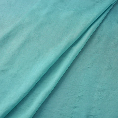 Tela de Seda de Morera 100% Natural Tejida a Mano – Verde Esmeralda