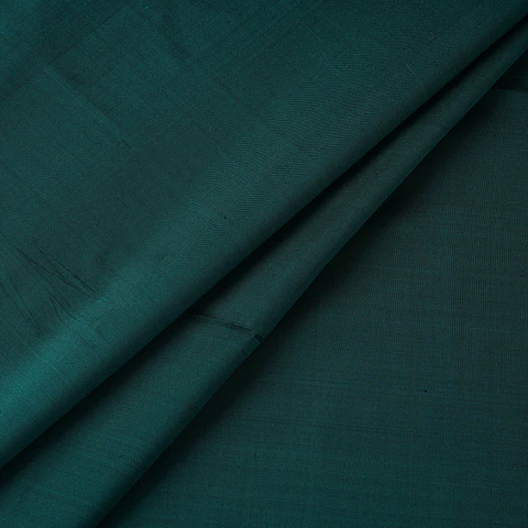 Tela de Seda 100% Natural Lisa – Verde Jade