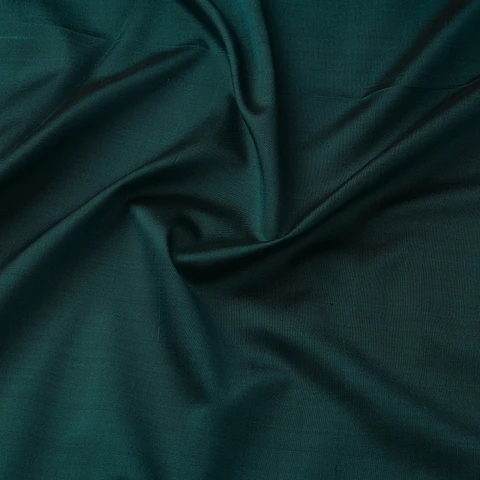 Tela de Seda 100% Natural Lisa – Verde Jade