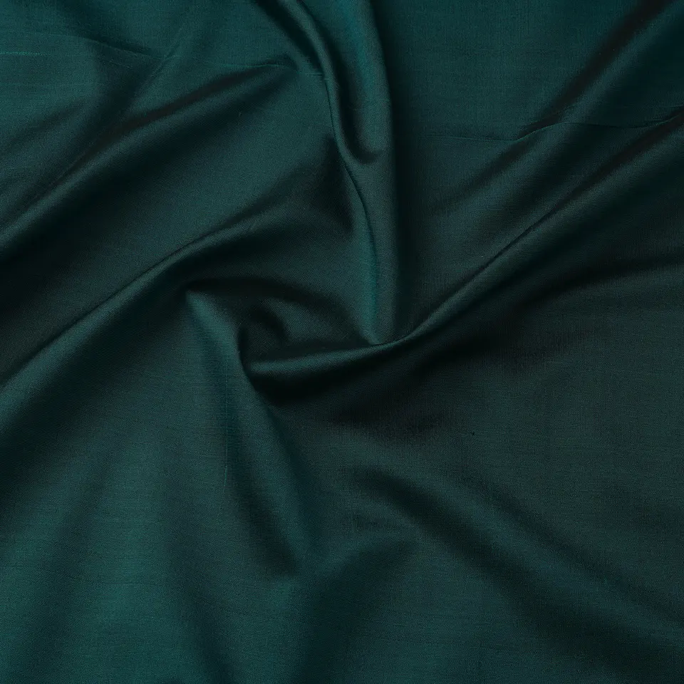Tela de Seda 100% Natural Lisa – Verde Jade 1