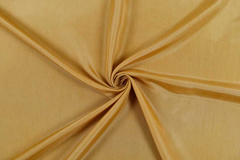 Tela de Seda Habutai 100% Natural – Dorado Champaña