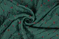 Tela de Seda Chanderi 100% Natural Estampada – Verde y Rojo (Bandhani) - thumbnail 1