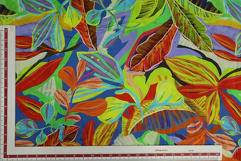 Tela de Seda Satén 100% Natural Estampada – Multicolor