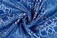 Tela de Seda Dupion 100% Natural Estampada en Bloques – Azul y Blanco - thumbnail 1
