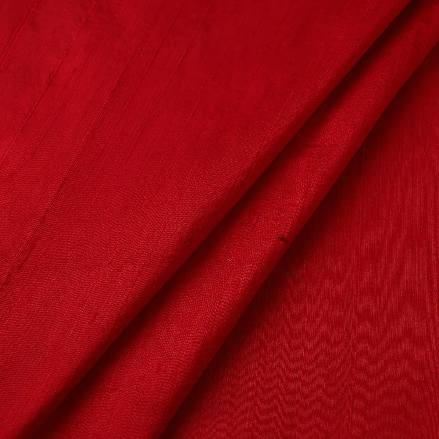 Tela de Seda Dupion 100% Natural Lisa – Rojo 2