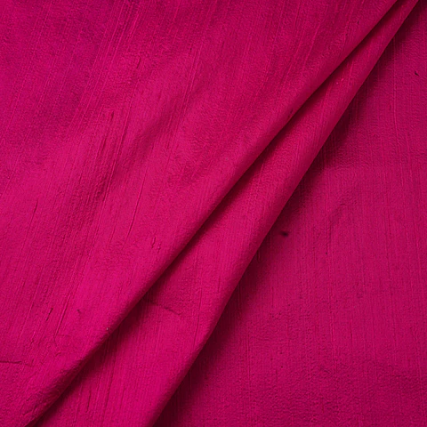 Tela de Seda Dupion 100% Natural Lisa – Rosa