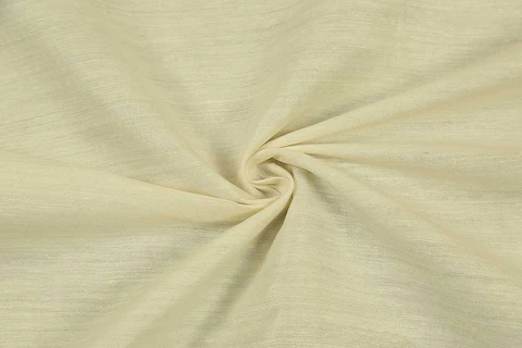 Tela de Seda Matka Tussar 100% Natural Lisa – Crema
