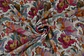 Tela de Seda Chifón 100% Natural Estampada – Floral Blanco - thumbnail 1