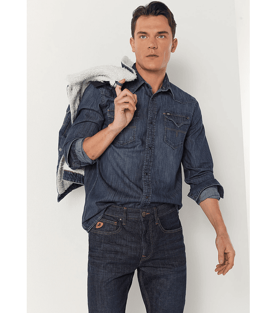 LOIS BRAND - FORD-BROWN SLIM JEANS DARK