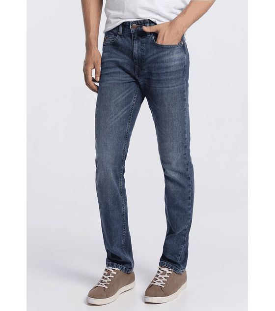 LOIS BRAND - FORD-BROWN SLIM JEANS MEDIUM BLUE