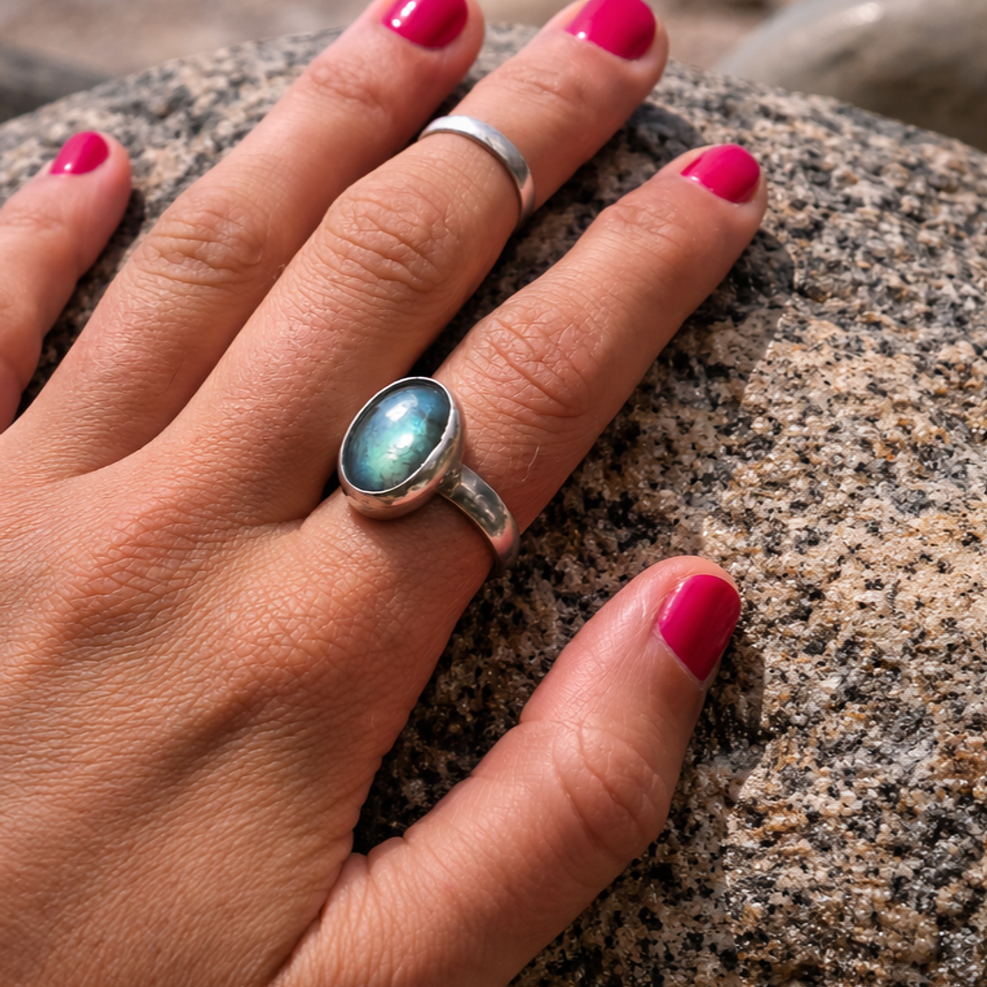 Anillo Labradorita  2