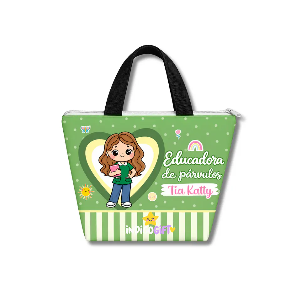Bolso de mano o lonchera educadora de párvulos  1