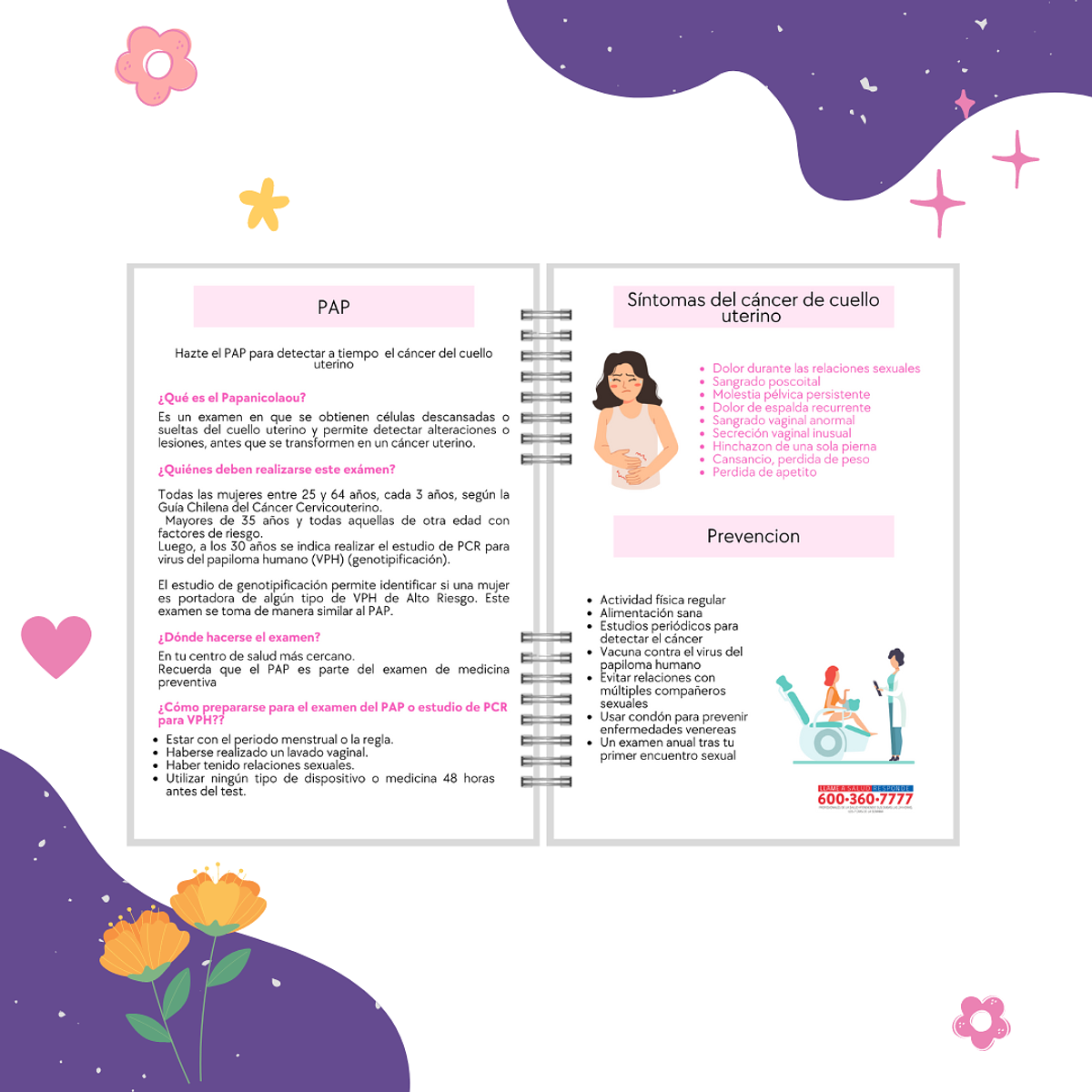 Agenda de salud de la mujer