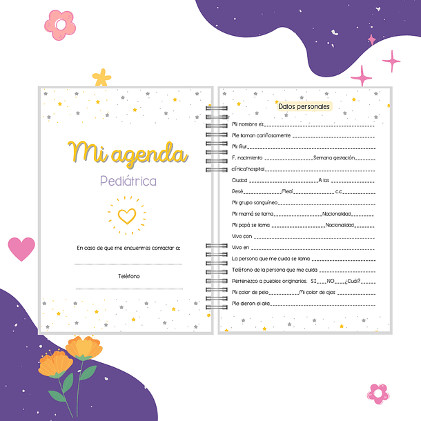 Agenda Pediátrica principe Vegeta