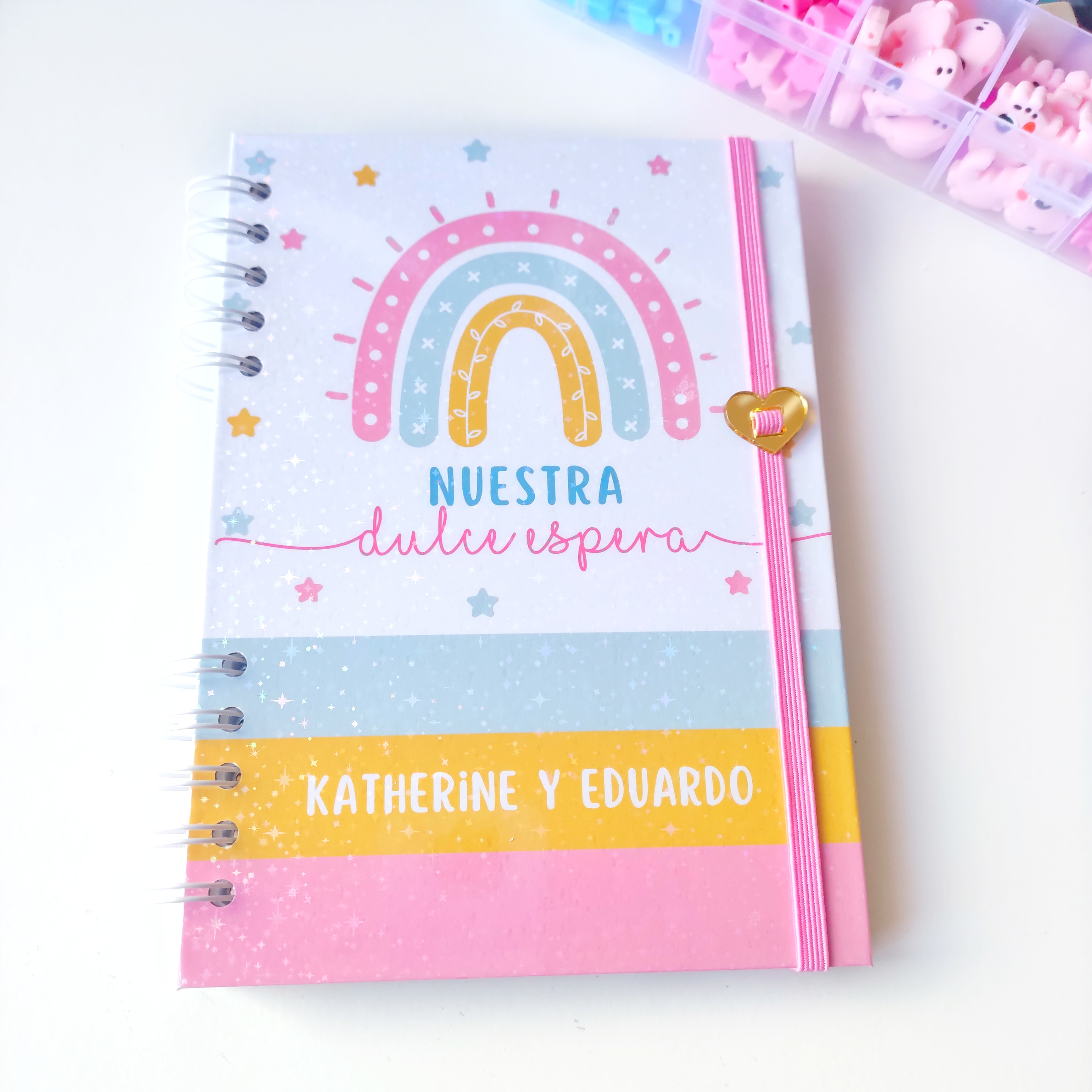 Agenda prenatal bebé arcoiris