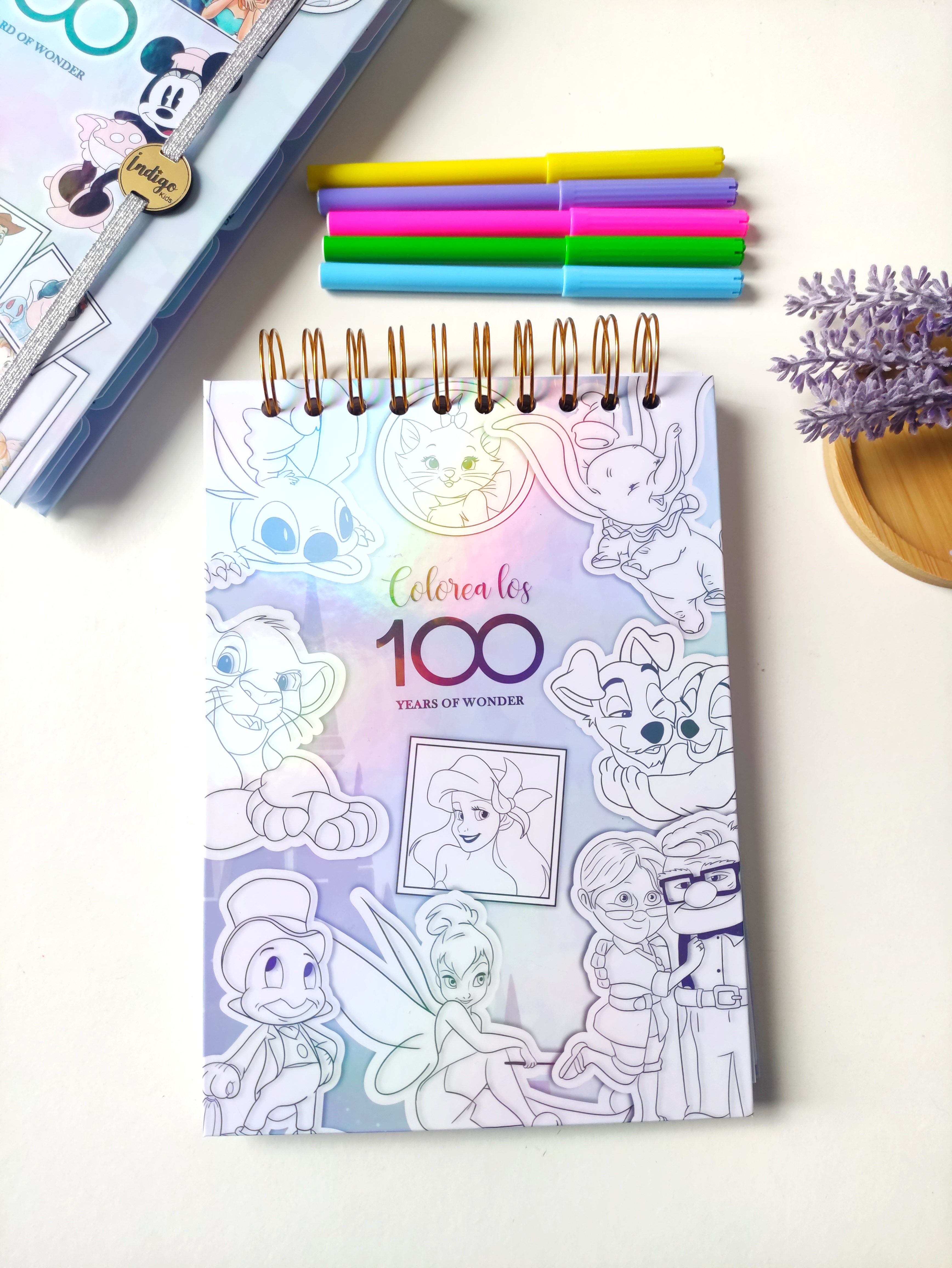 Libro de colorear Disney 100