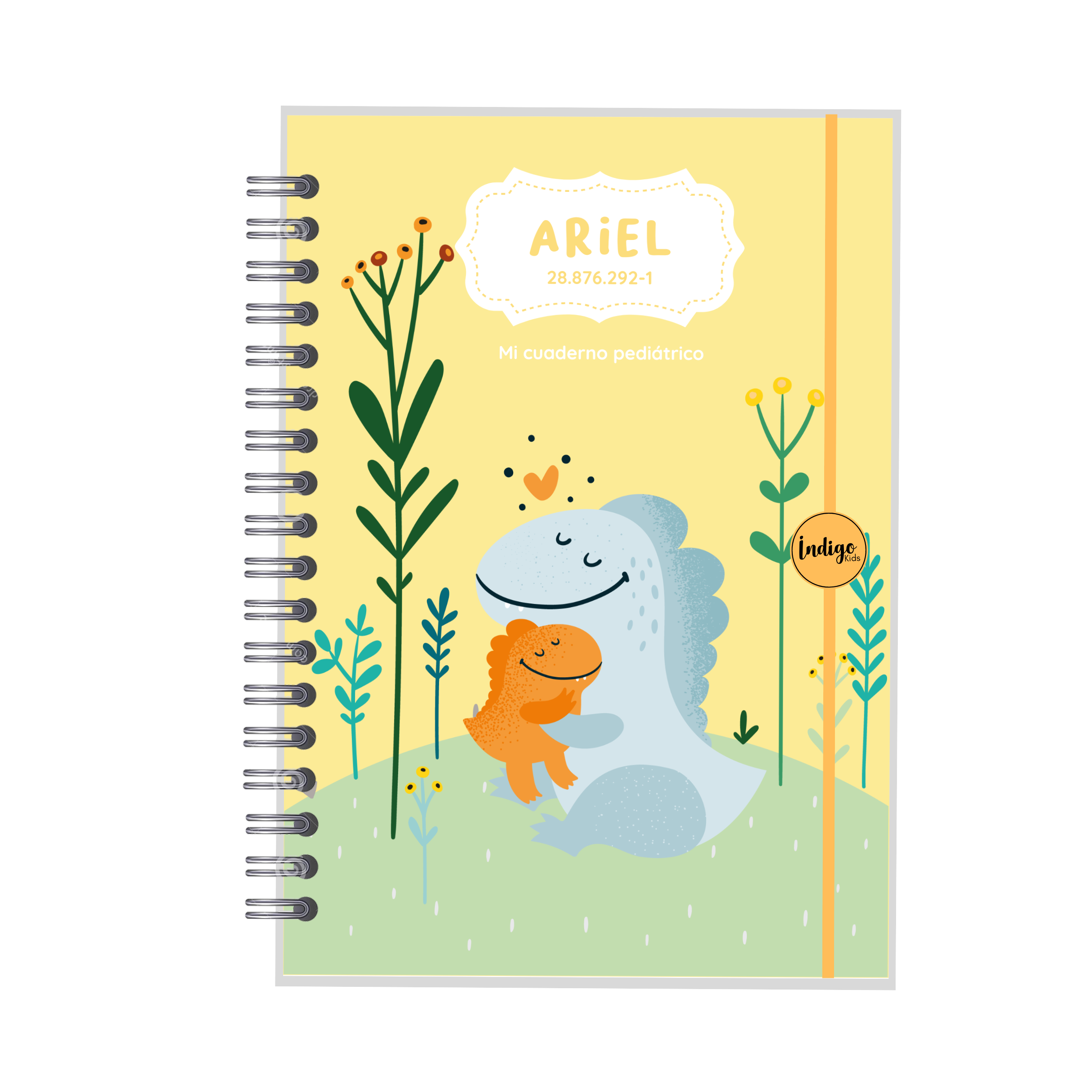 Agenda pediátrica dinosaurio