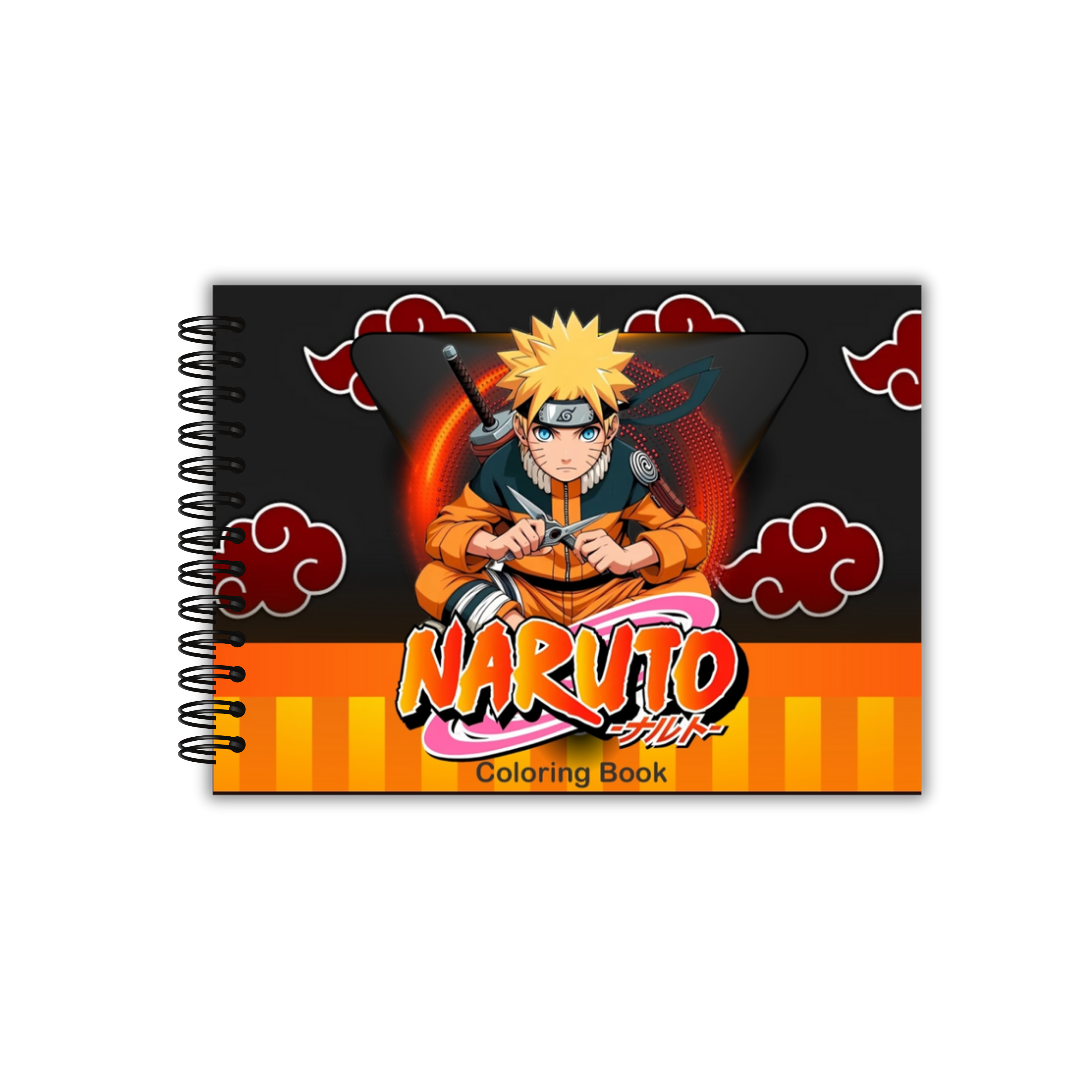 Libro colorear naruto