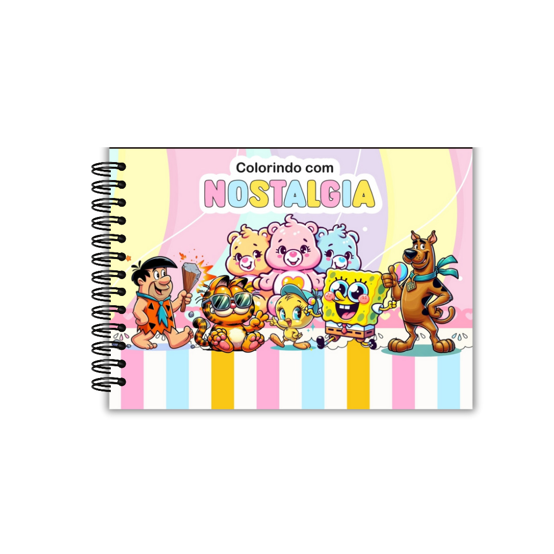 Libro de colorear retro