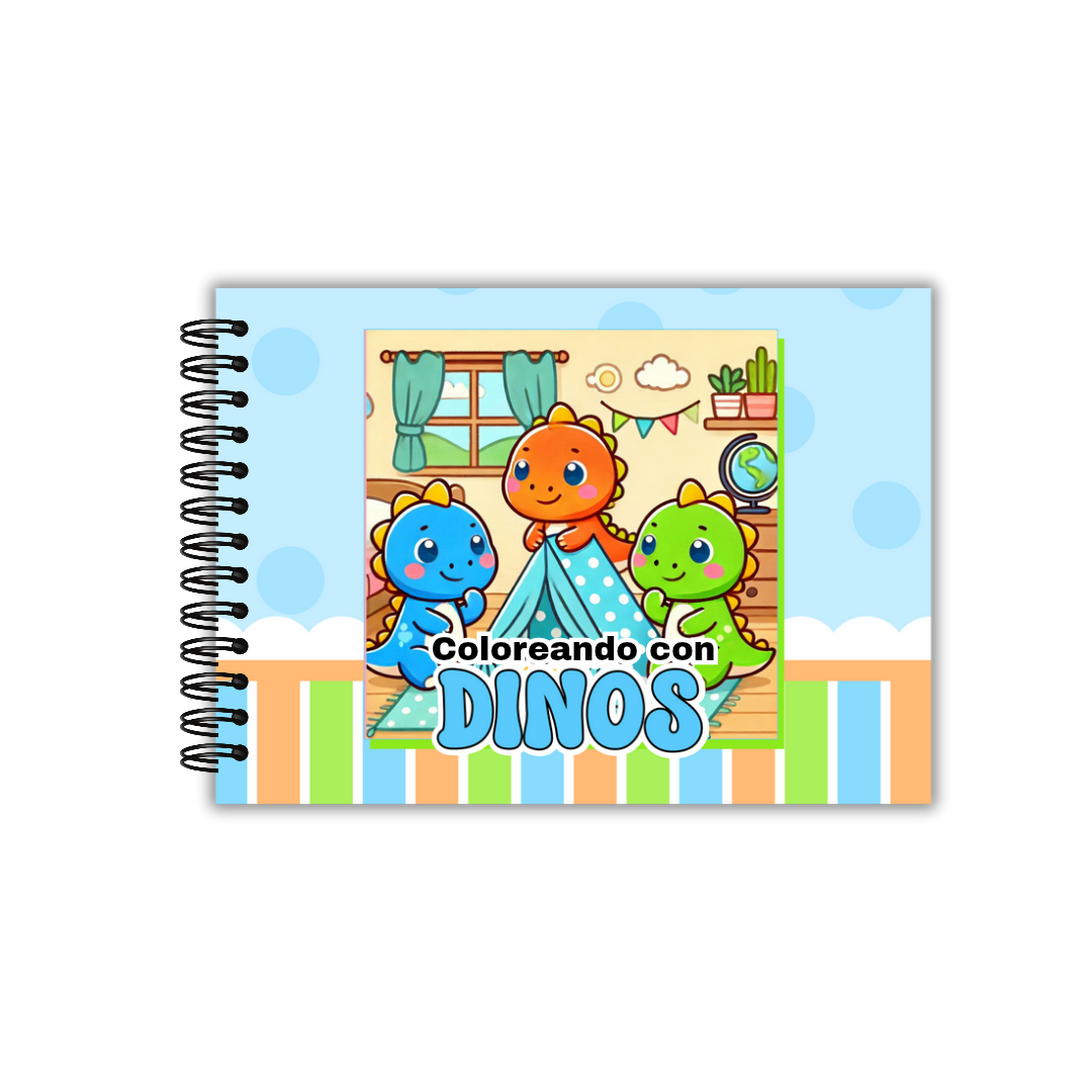 Libro de colorear dino