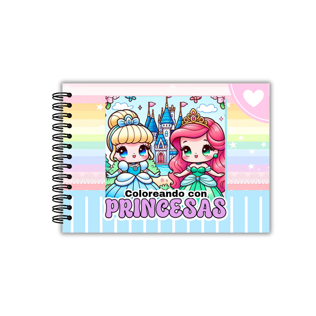 Libro para colorear Princesas - Tomo 2